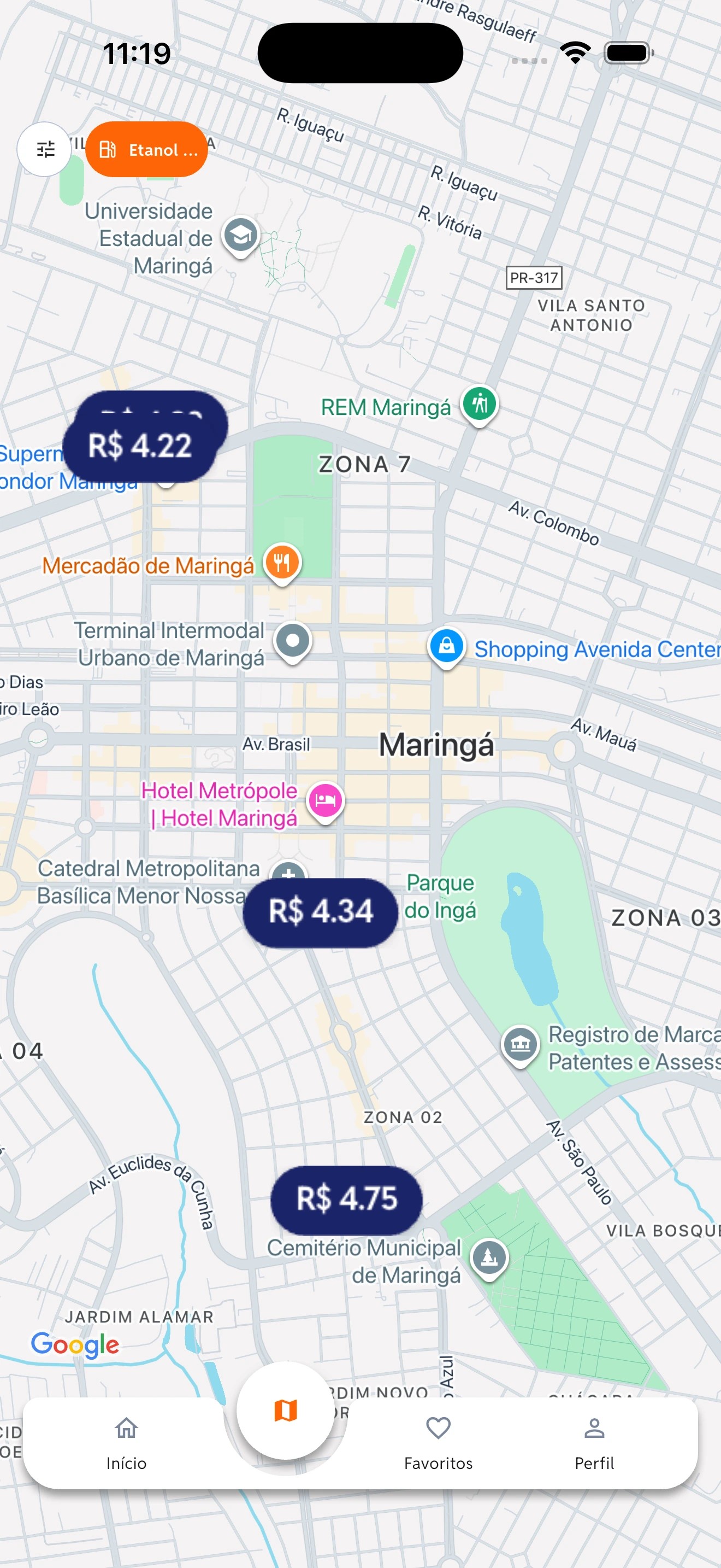 Abasteça com confiança